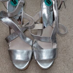 Michael Kors Silver Women's Sandals